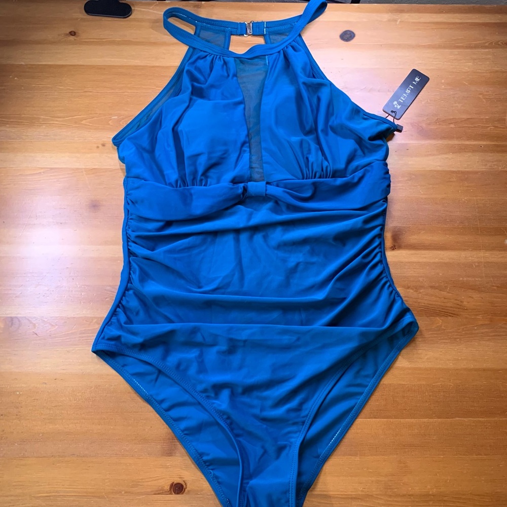 NWT One Piece Turquoise Swimsuit - Size L